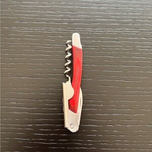 Double-Hinged Waiters Corkscrew Wine Bottle Opener with Foil Cutter